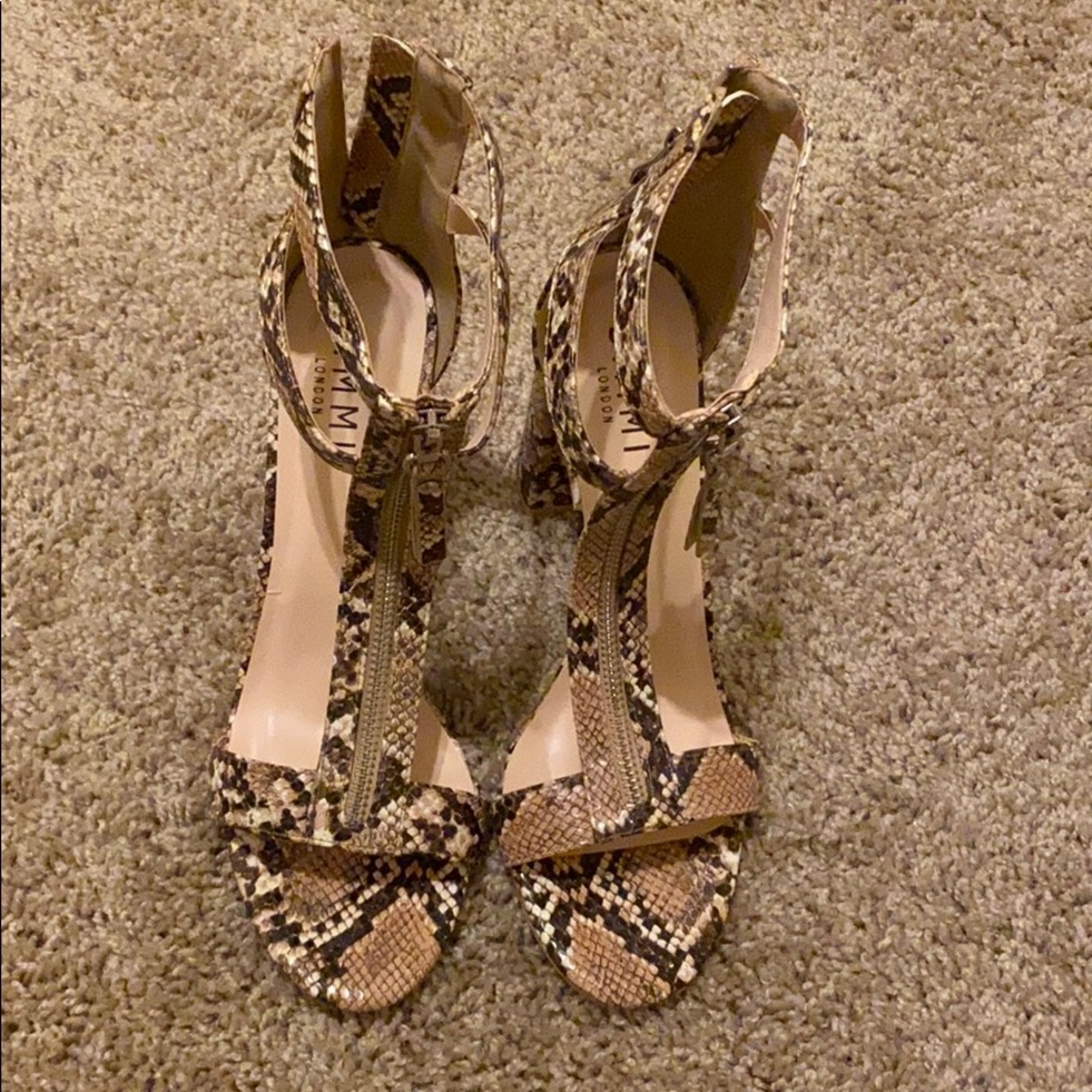 Simmi Snakeskin Sandals